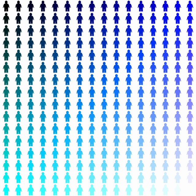 Minifigure Classic Colors