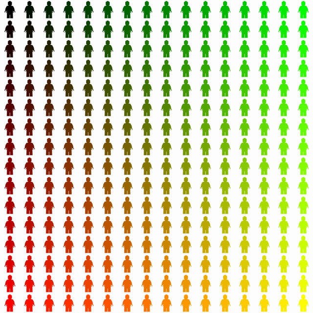 Minifigure Classic Colors