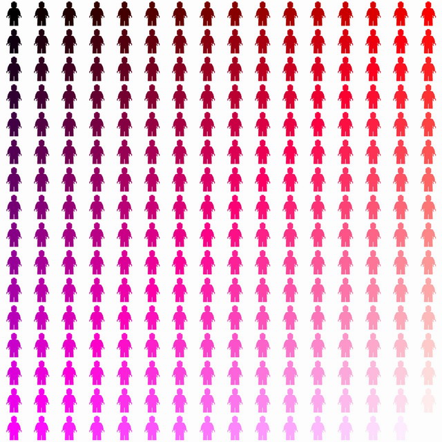 Minifigure Classic Colors