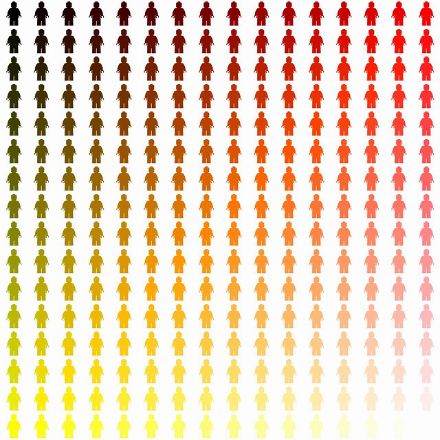 Minifigure Classic Colors