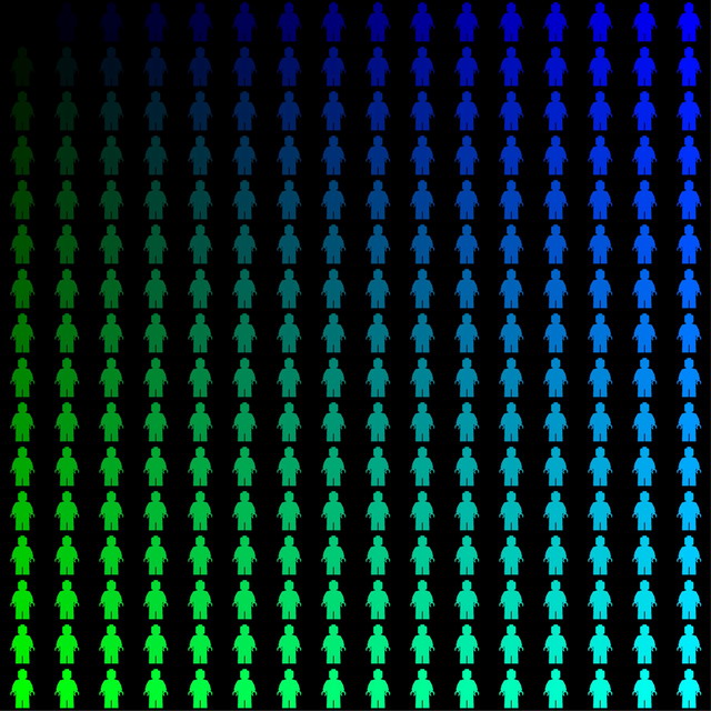 Minifigure Classic Colors