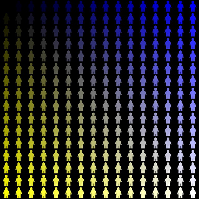 Minifigure Classic Colors