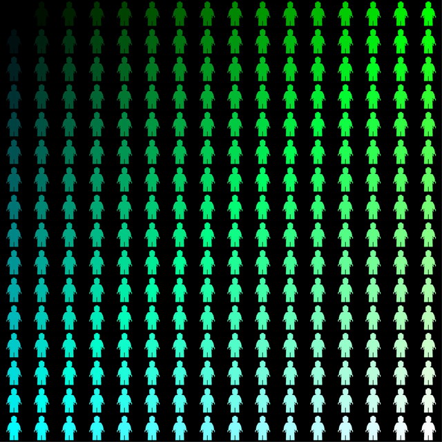 Minifigure Classic Colors