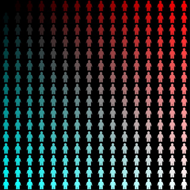 Minifigure Classic Colors